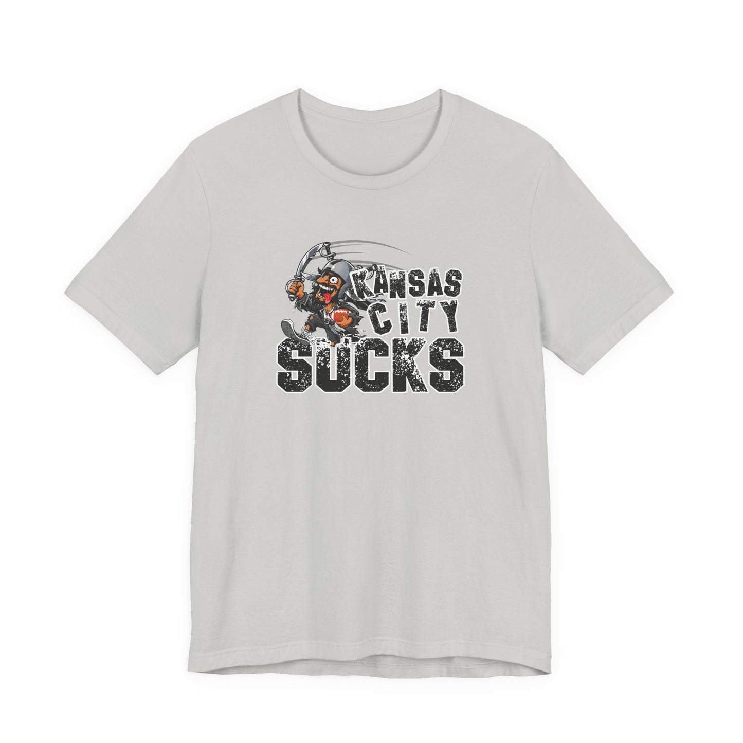 KC Sux (for Las Vegas fans) - Unisex Jersey Short Sleeve Tee