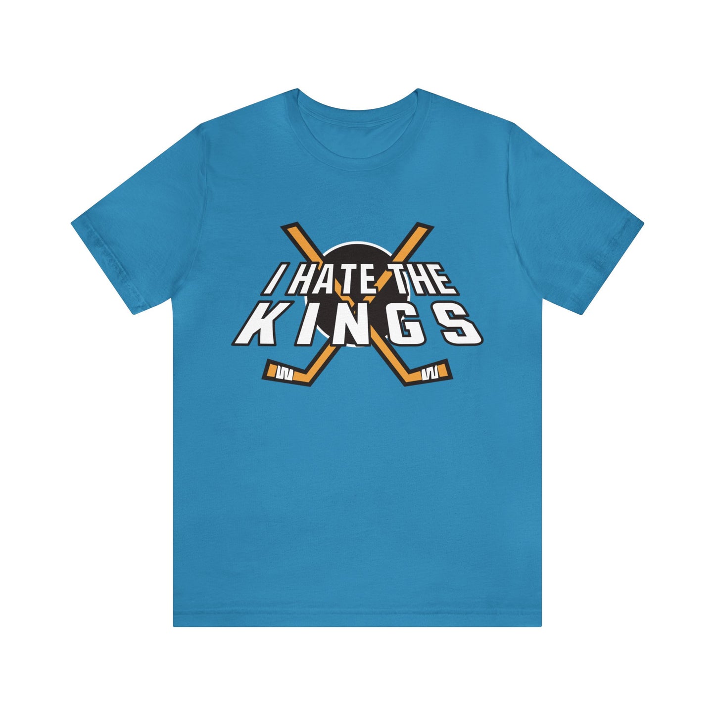 I Hate The Kings (for Ducks fans) - Unisex Jersey Short Sleeve Tee