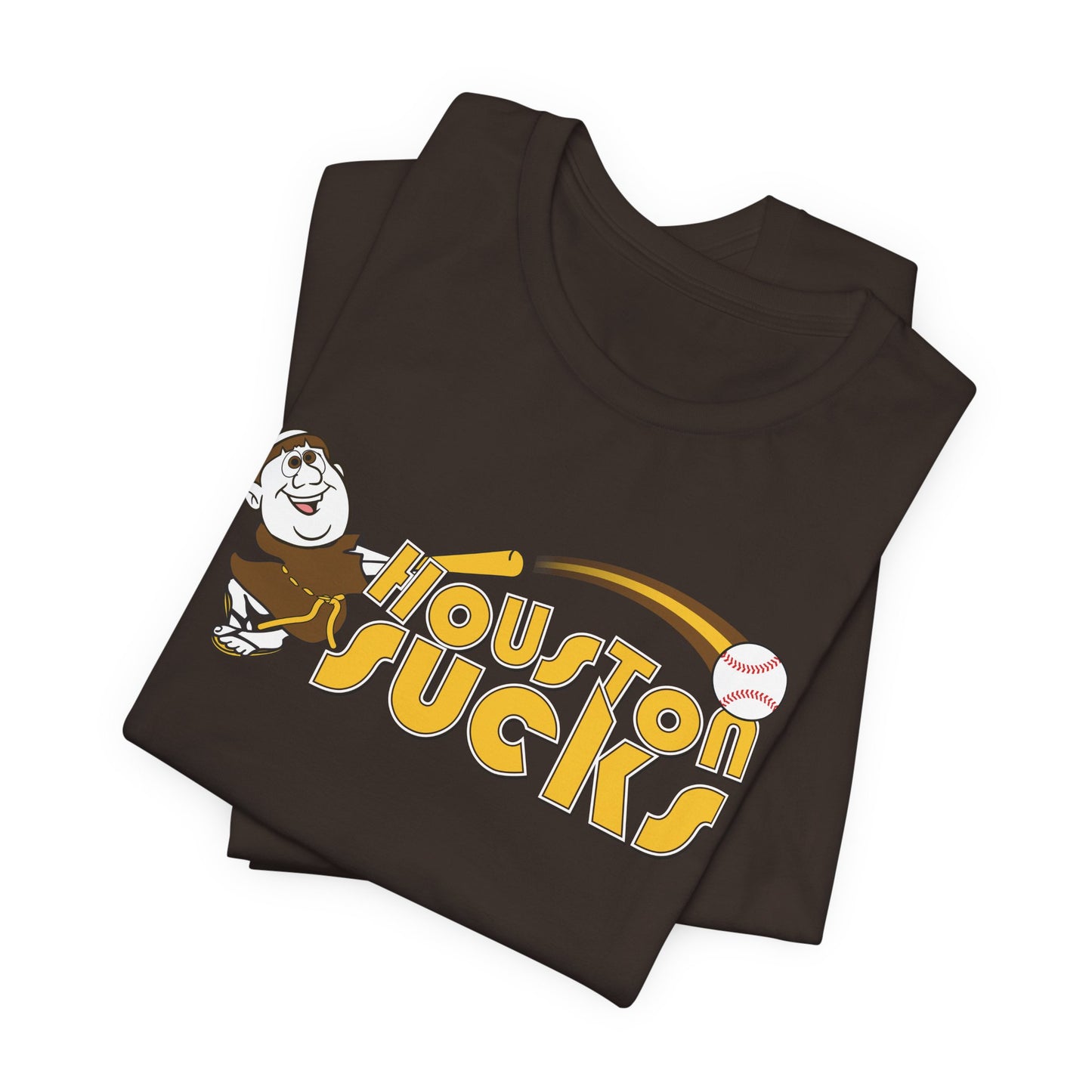 Houston Sucks! (Padres fan art) - Unisex Jersey Short Sleeve Tee