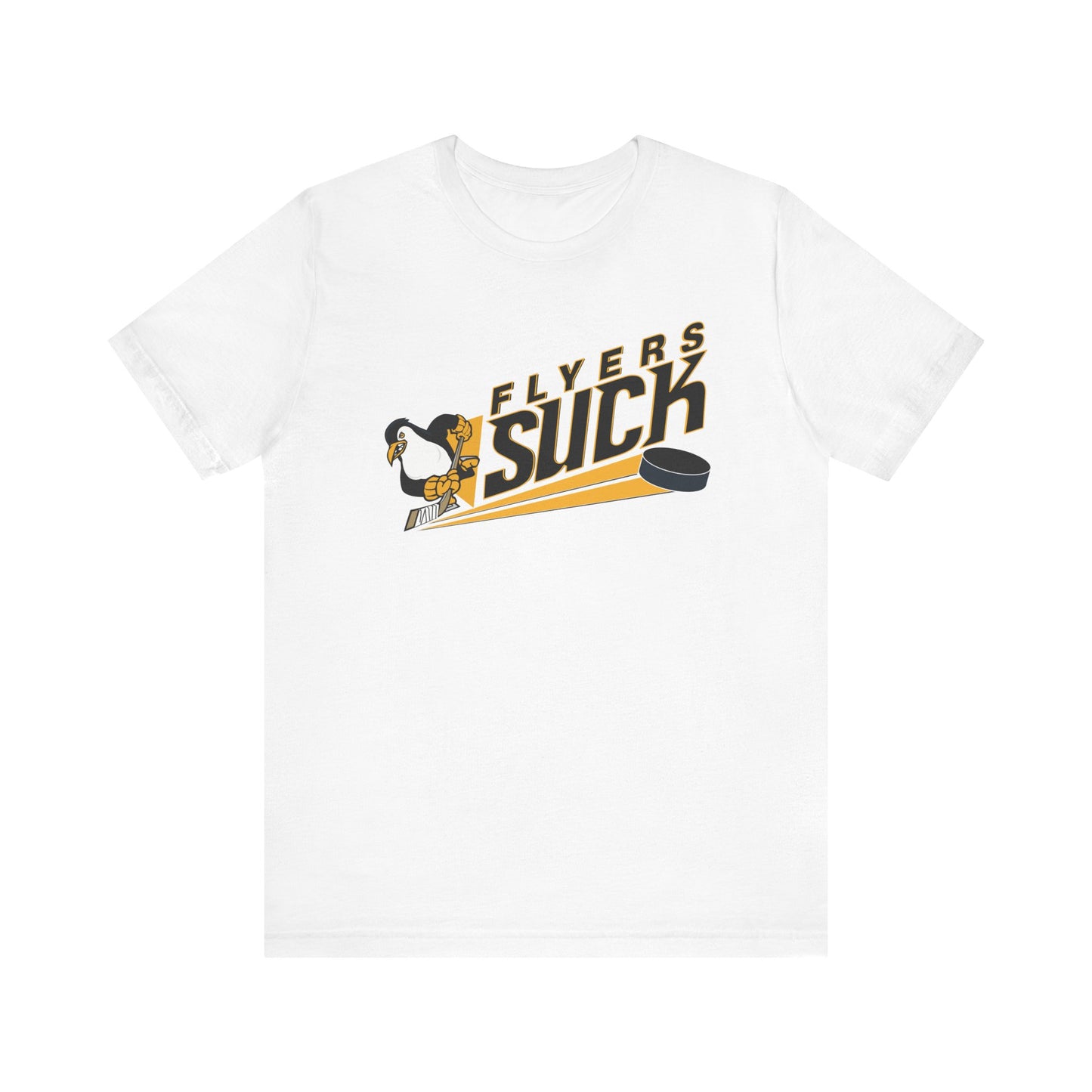 Flyers Suck (for Pittsburgh Penguins fans) - Unisex Jersey Short Sleeve Tee