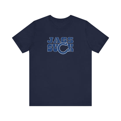 Jacksonville Sux (for Indianapolis fans) - Unisex Jersey Short Sleeve Tee