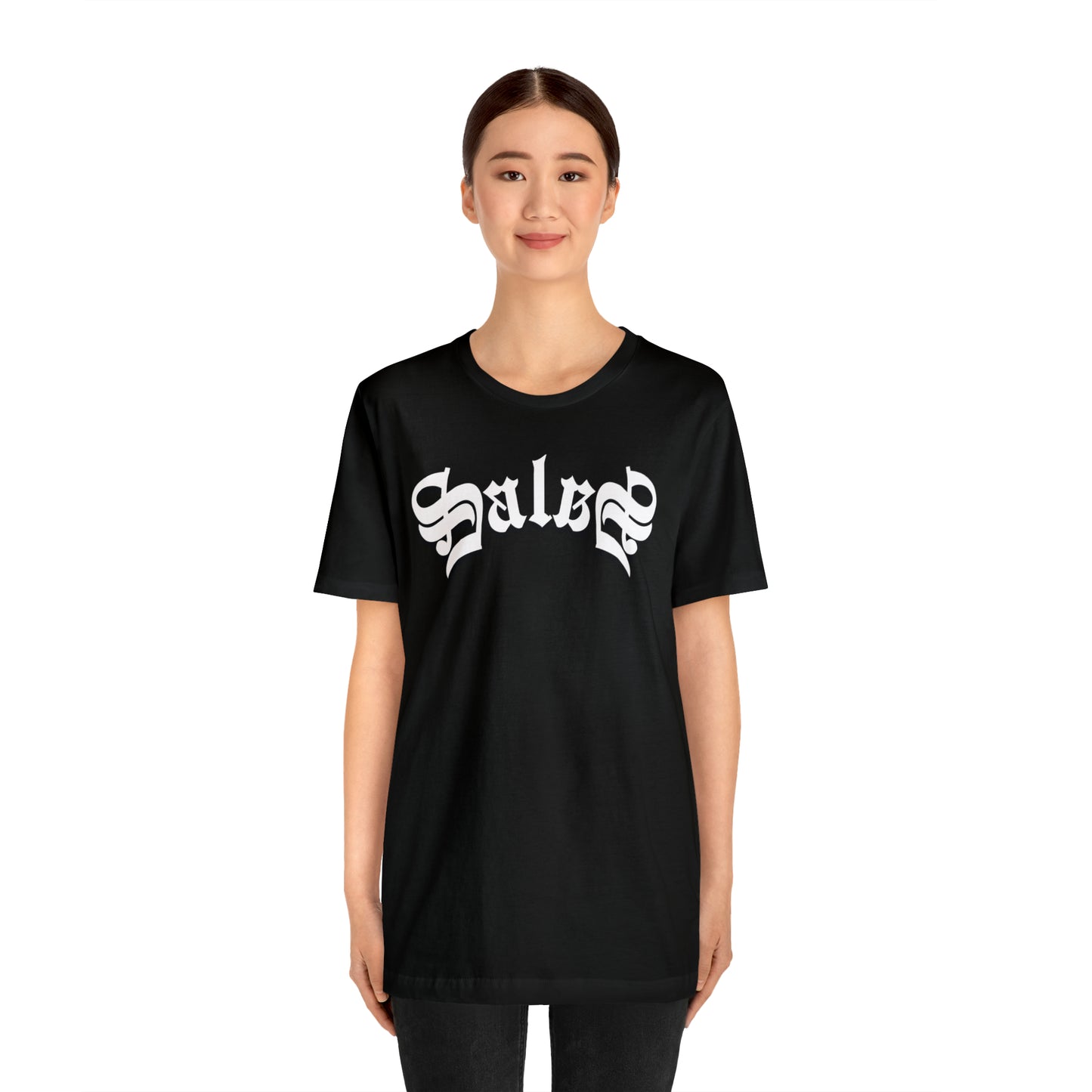 Salas (831) in White Ink - Salinas, California - Unisex Jersey Short Sleeve Tee