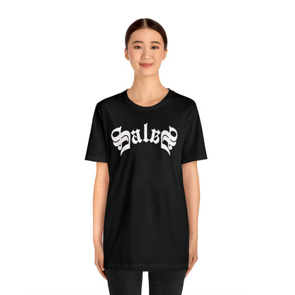 Salas (831) in White Ink - Salinas, California - Unisex Jersey Short Sleeve Tee