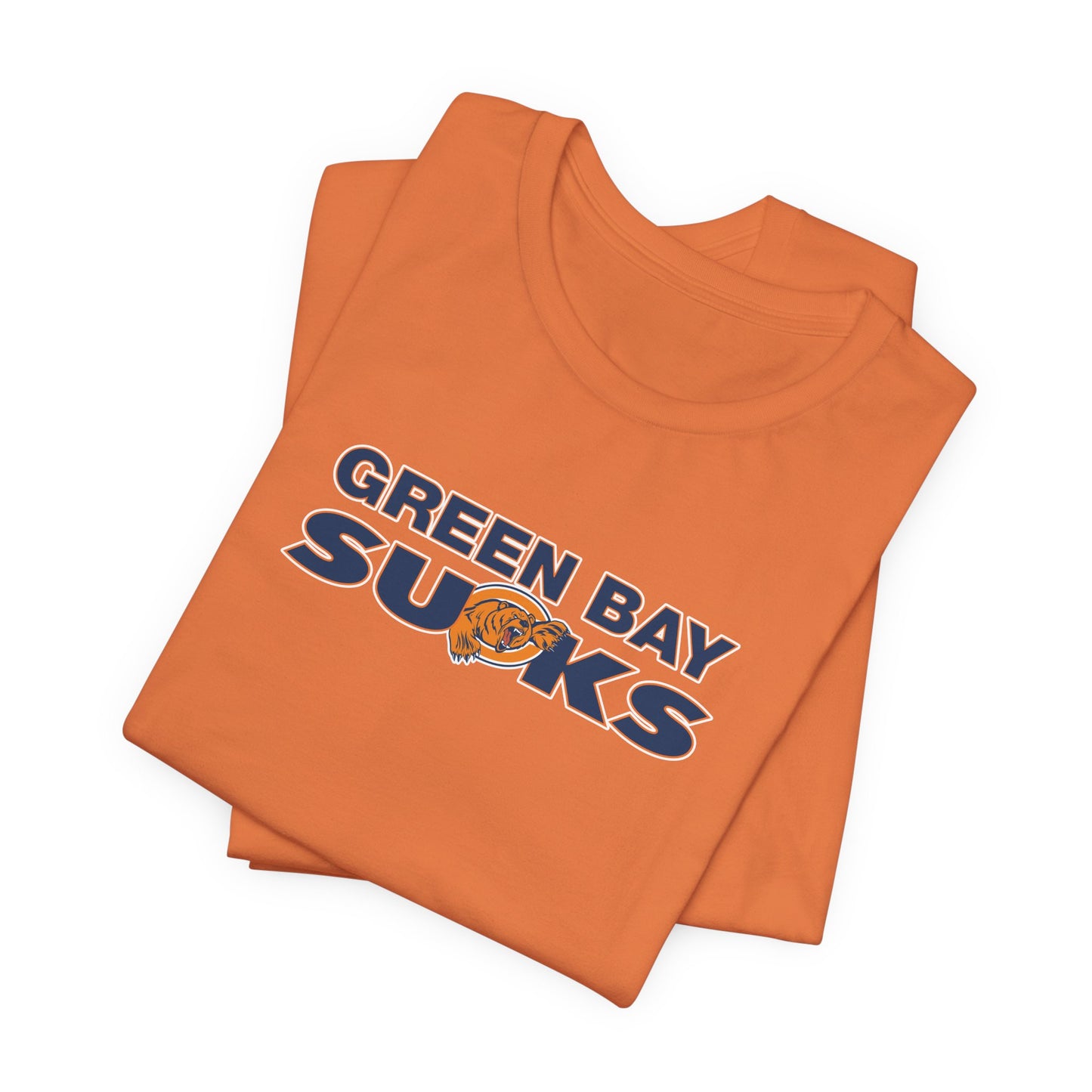 Not So Green Bay Sucks (for Chicago fans) - Unisex Jersey Short Sleeve Tee