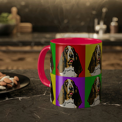 Basset Pop Art - Colorful Mugs, 11oz