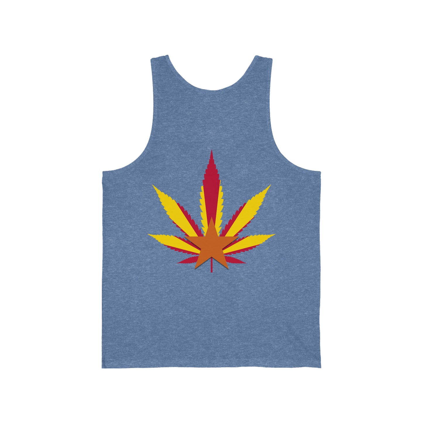 Arizona Cannabis Flag Leaf - Unisex Jersey Tank