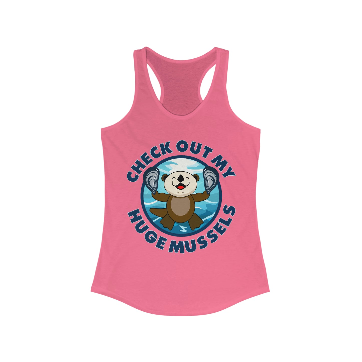 Huge Mussels (Light Colors) - Women's Ideal Racerback Tank