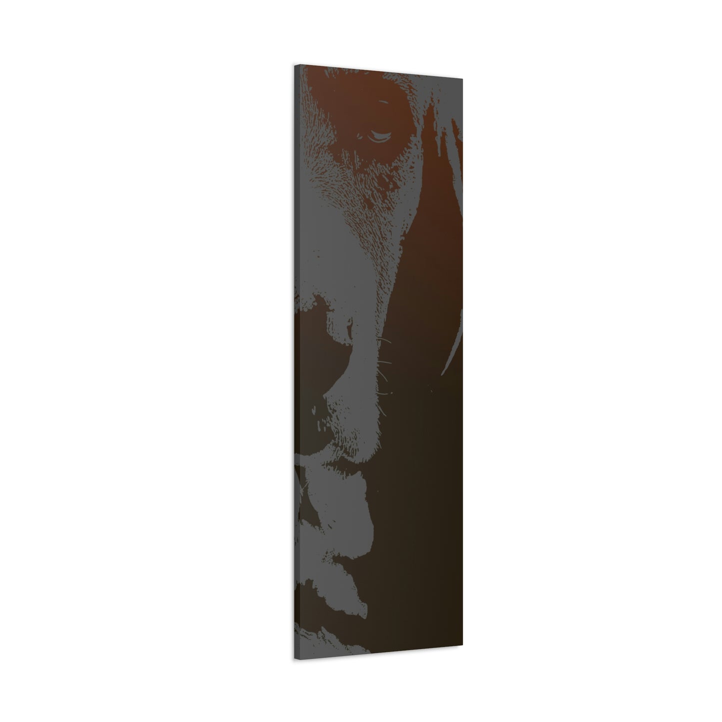 Basset Half 20"w x 60"h Panel #3 Reversed - Canvas Gallery Wraps