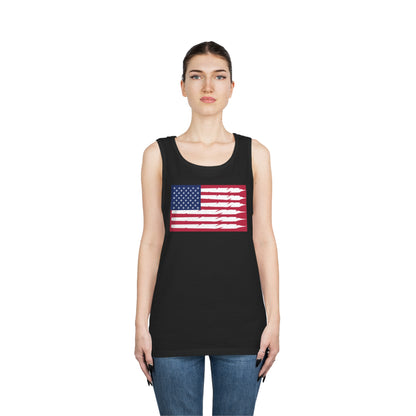 Stars & Stripes - Unisex Heavy Cotton Tank Top