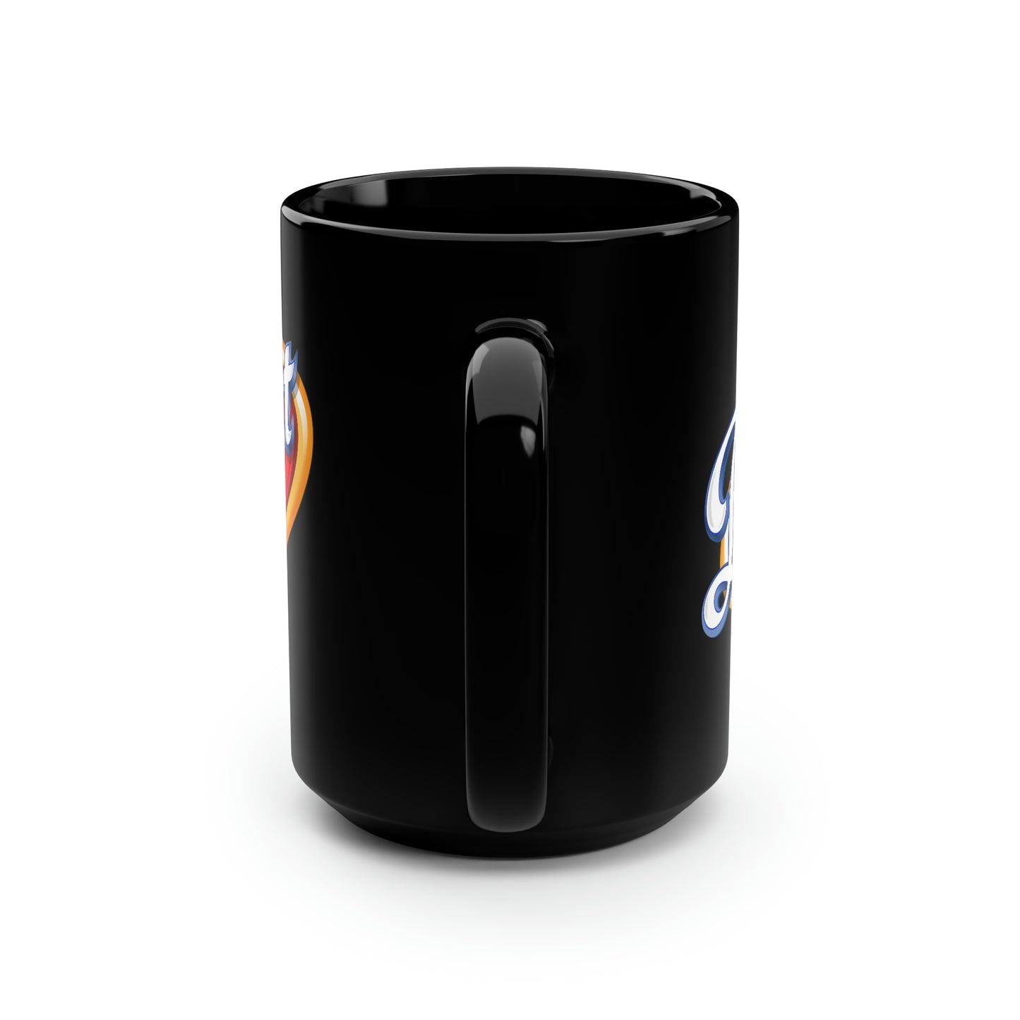 Basset Hound Corn Chips Parody Logo - Black Mug, 15oz