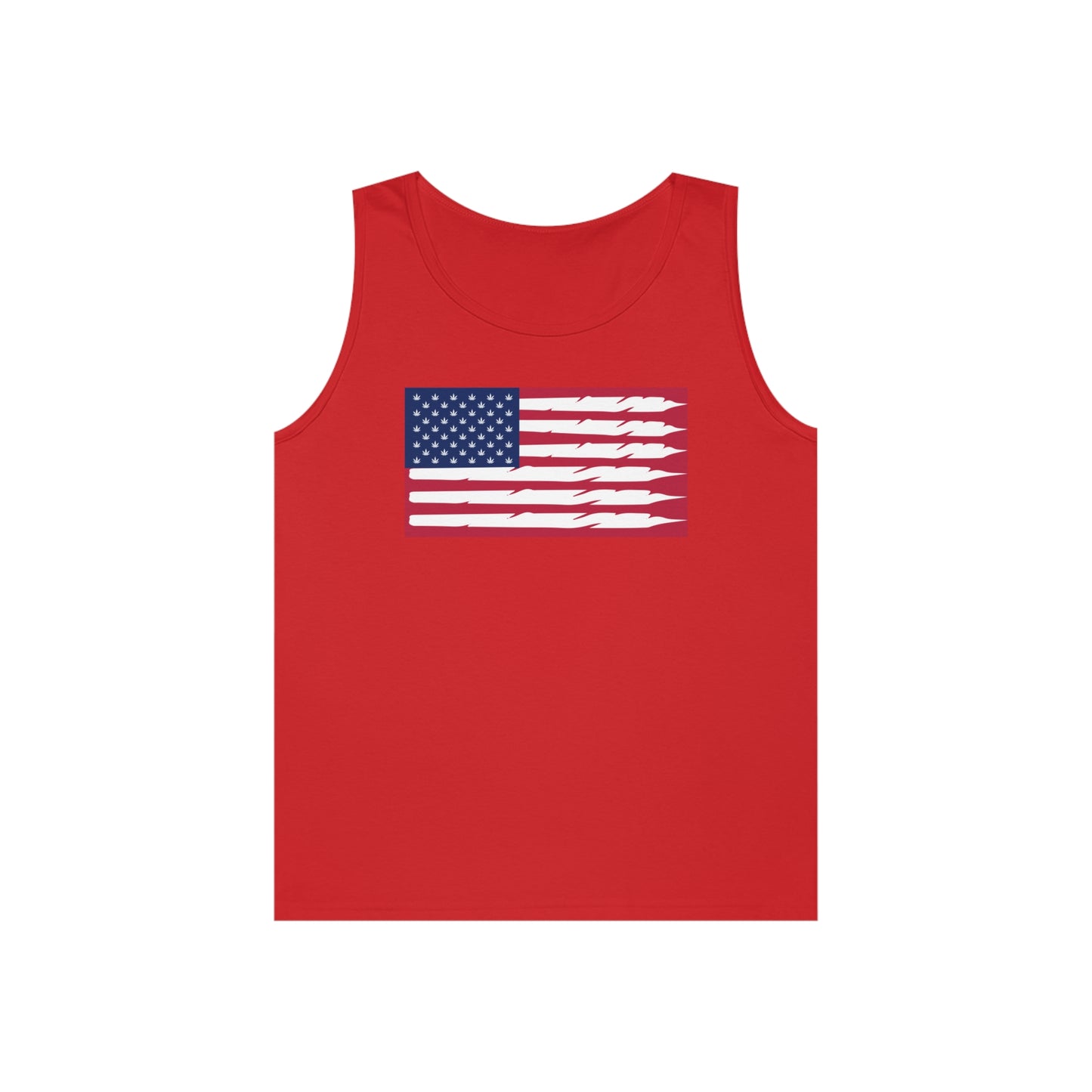 Stars & Stripes - Unisex Heavy Cotton Tank Top