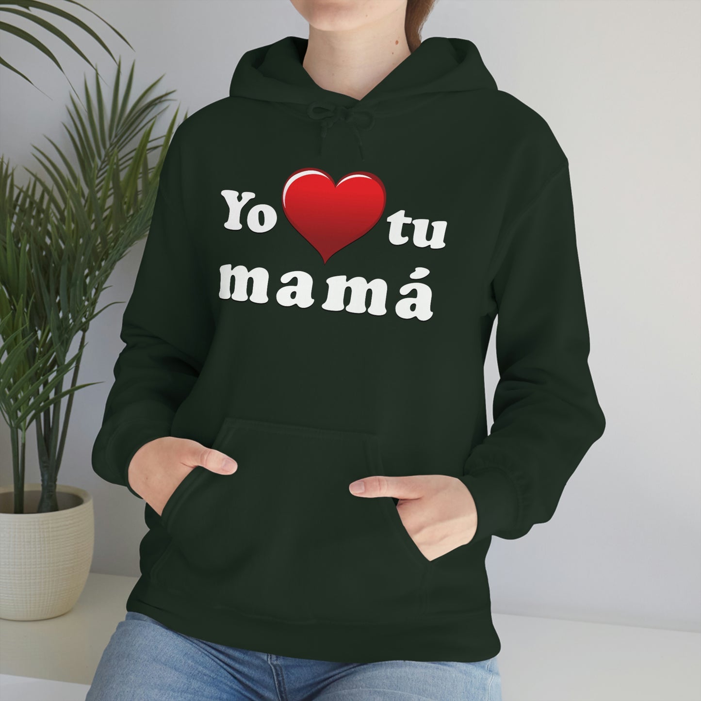 Yo ♥ tu mamá - Unisex Heavy Blend™ Hooded Sweatshirt