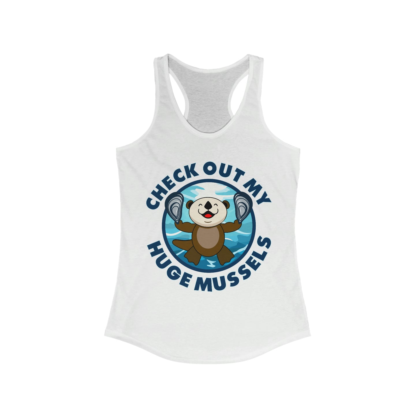 Huge Mussels (Light Colors) - Women's Ideal Racerback Tank
