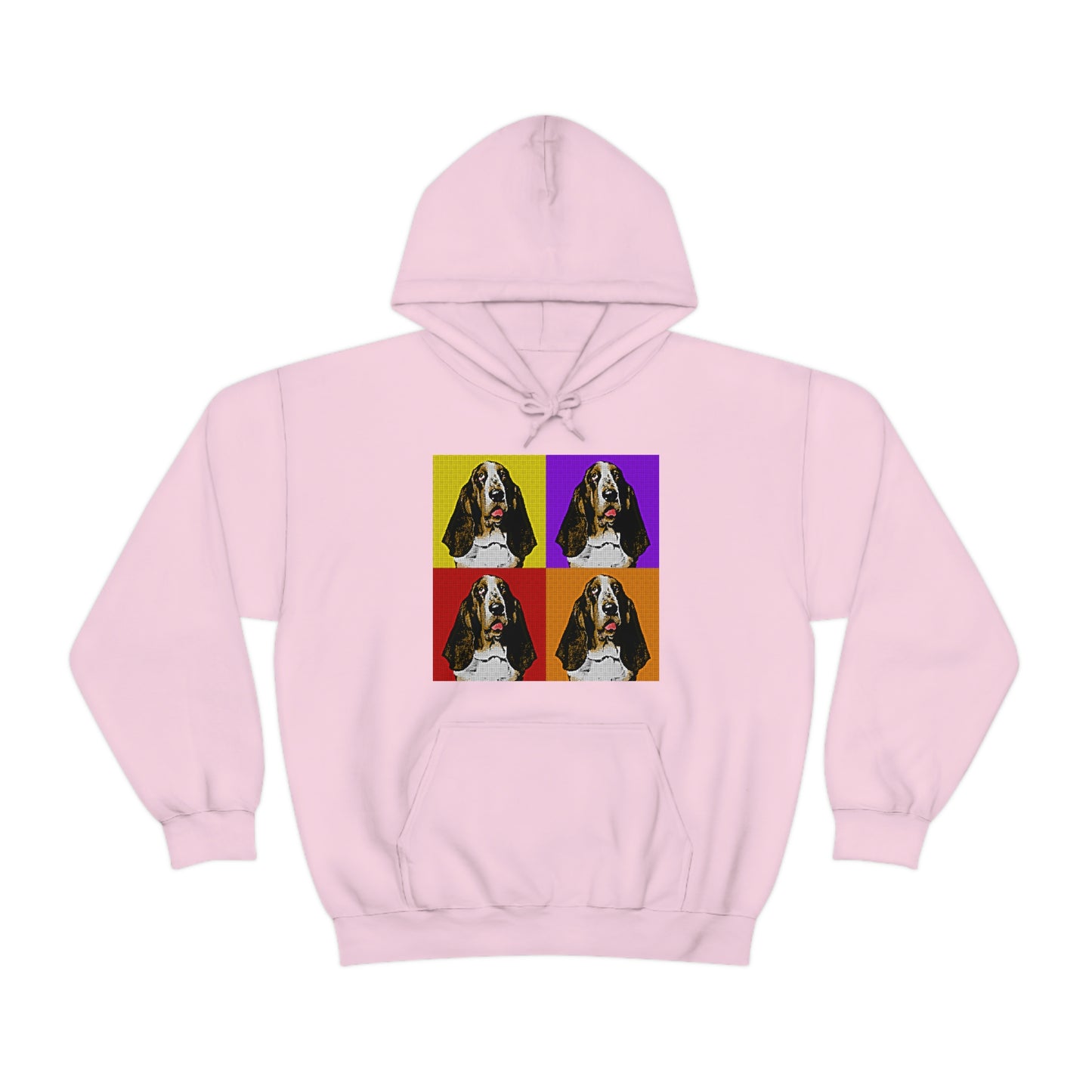 Basset Pop Art - Unisex Heavy Blend™ Hooded Sweatshirt