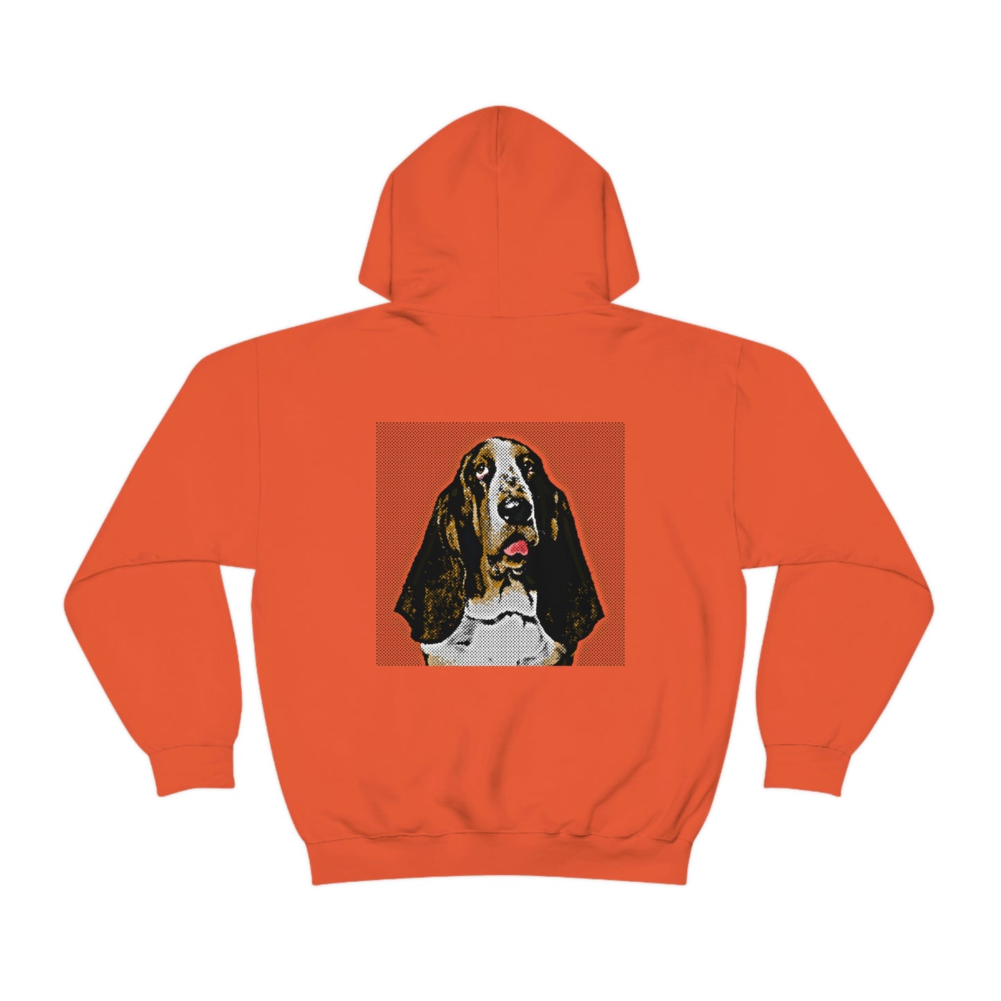 Basset Pop Art - Unisex Heavy Blend™ Hooded Sweatshirt