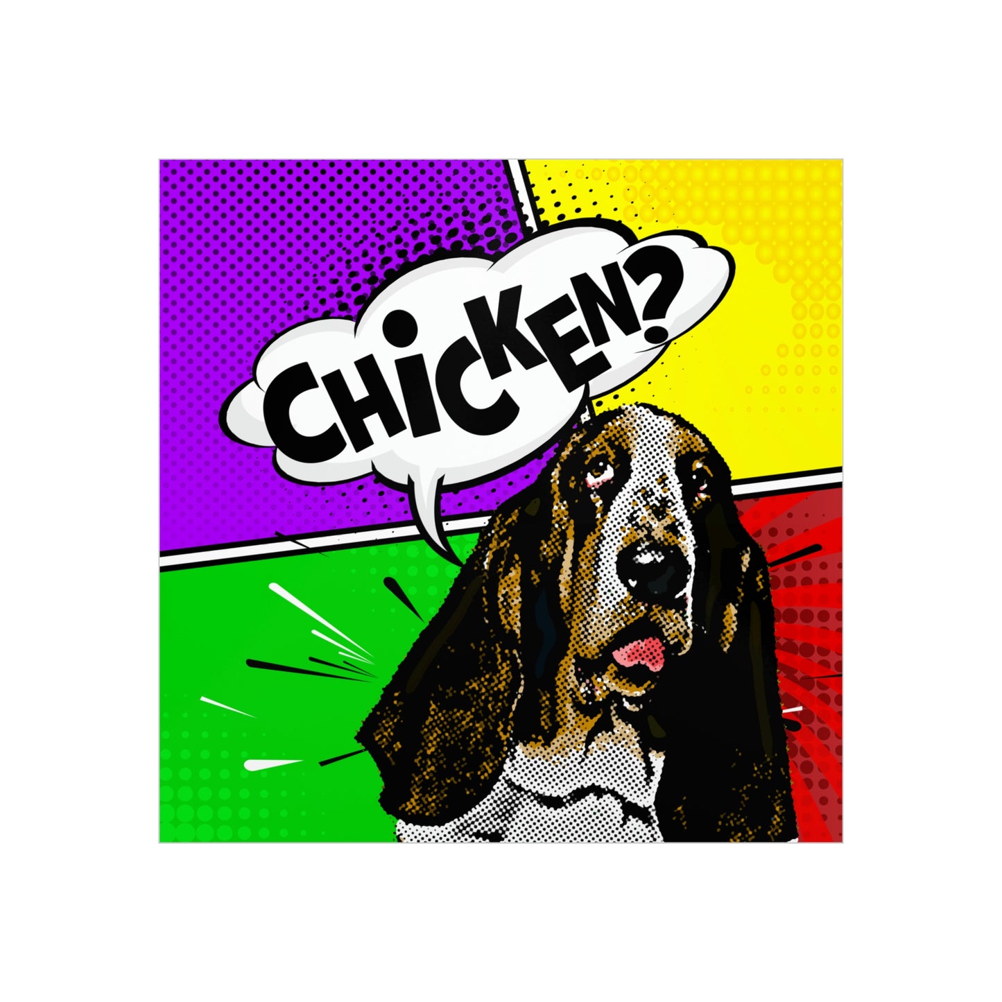 Chicken? Pop Art - Foam Board