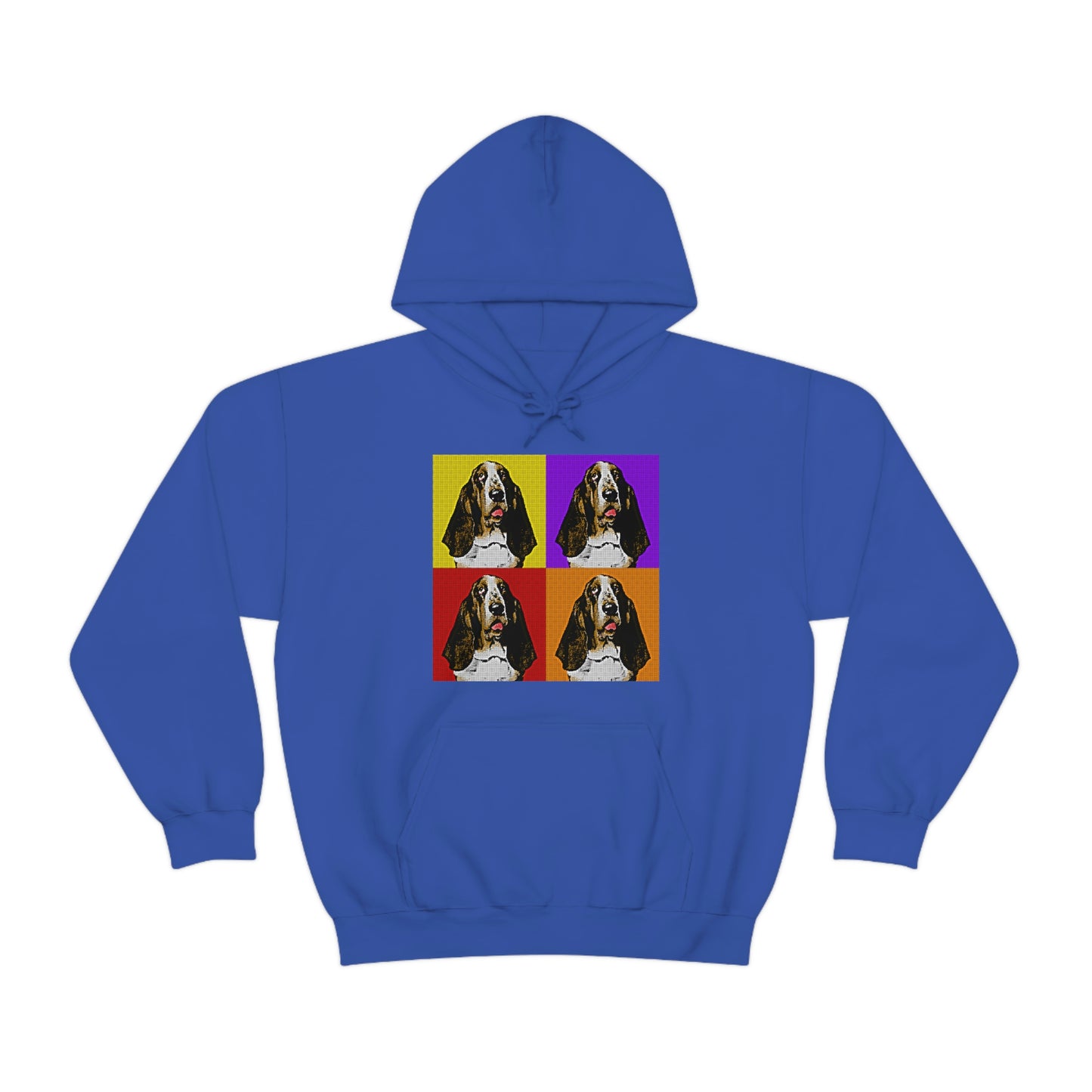 Basset Pop Art - Unisex Heavy Blend™ Hooded Sweatshirt