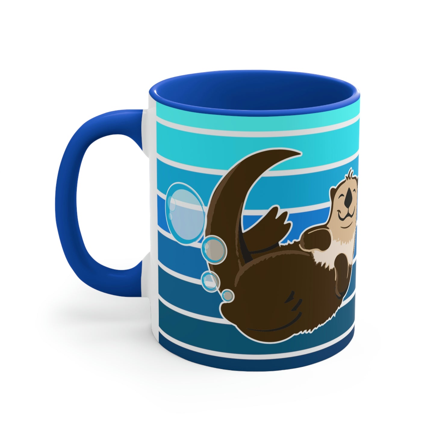 Farting Sea Otter - 11oz Accent Coffee Mug