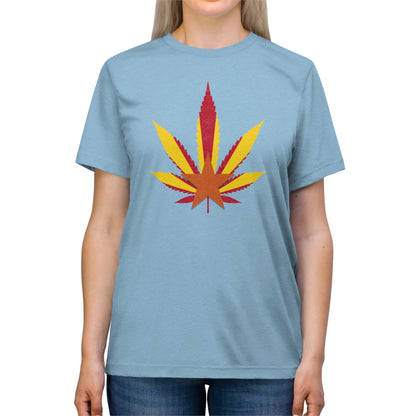 Arizona Cannabis Flag Leaf - Unisex Triblend Tee