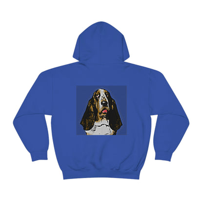 Basset Pop Art - Unisex Heavy Blend™ Hooded Sweatshirt