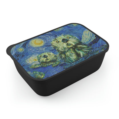 Starry Monterey Night - PLA Bento Box with Band and Utensils