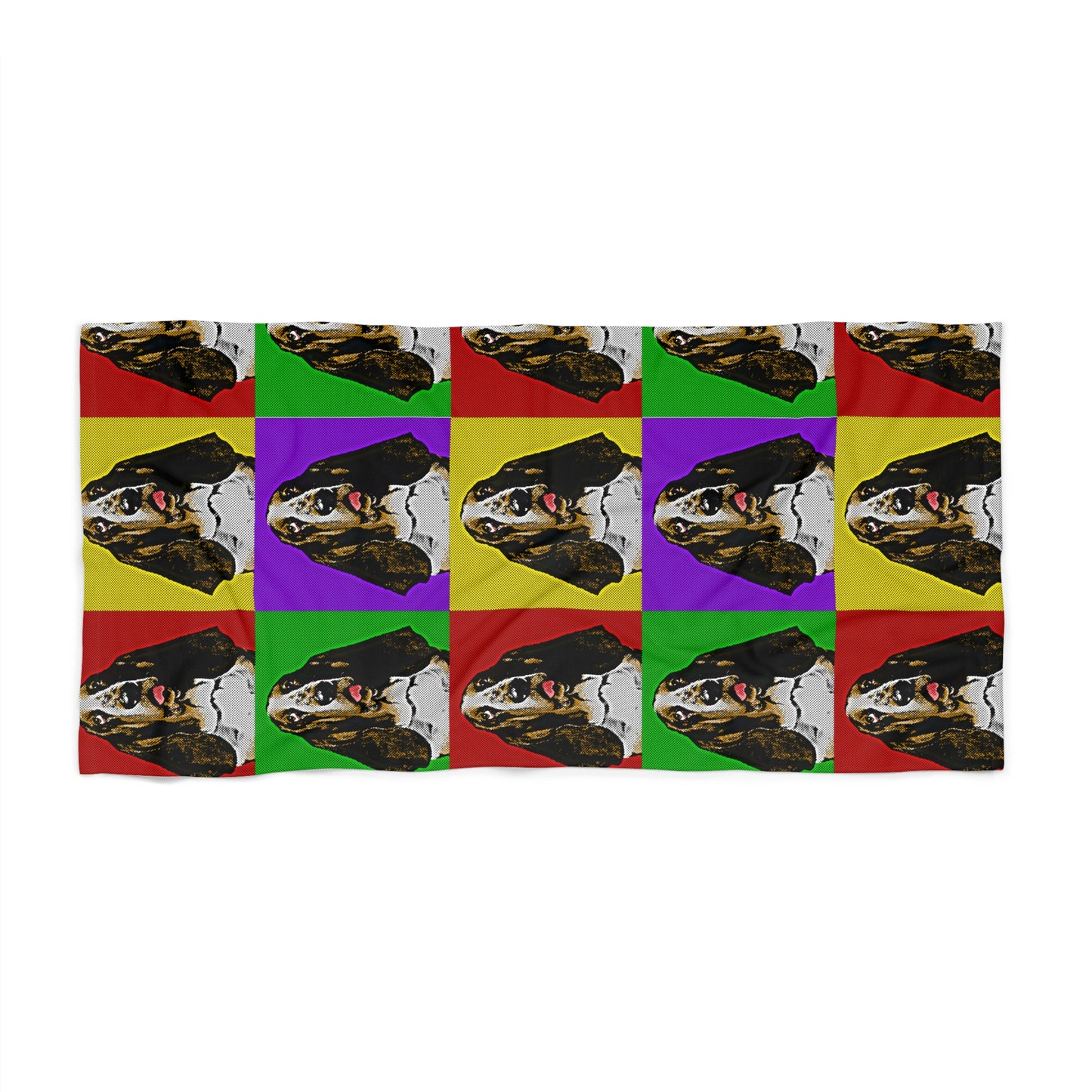 Basset Pop Art - Beach Towel