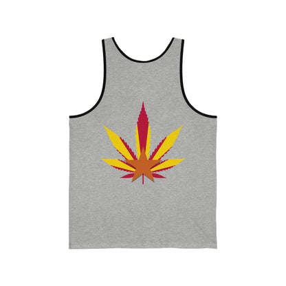 Arizona Cannabis Flag Leaf - Unisex Jersey Tank