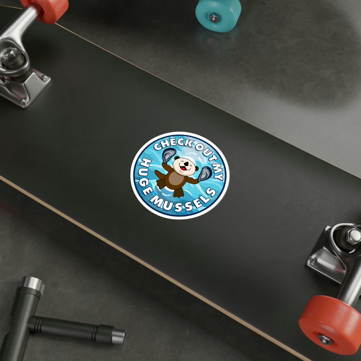 Huge Mussels Sea Otter - Die-Cut Stickers