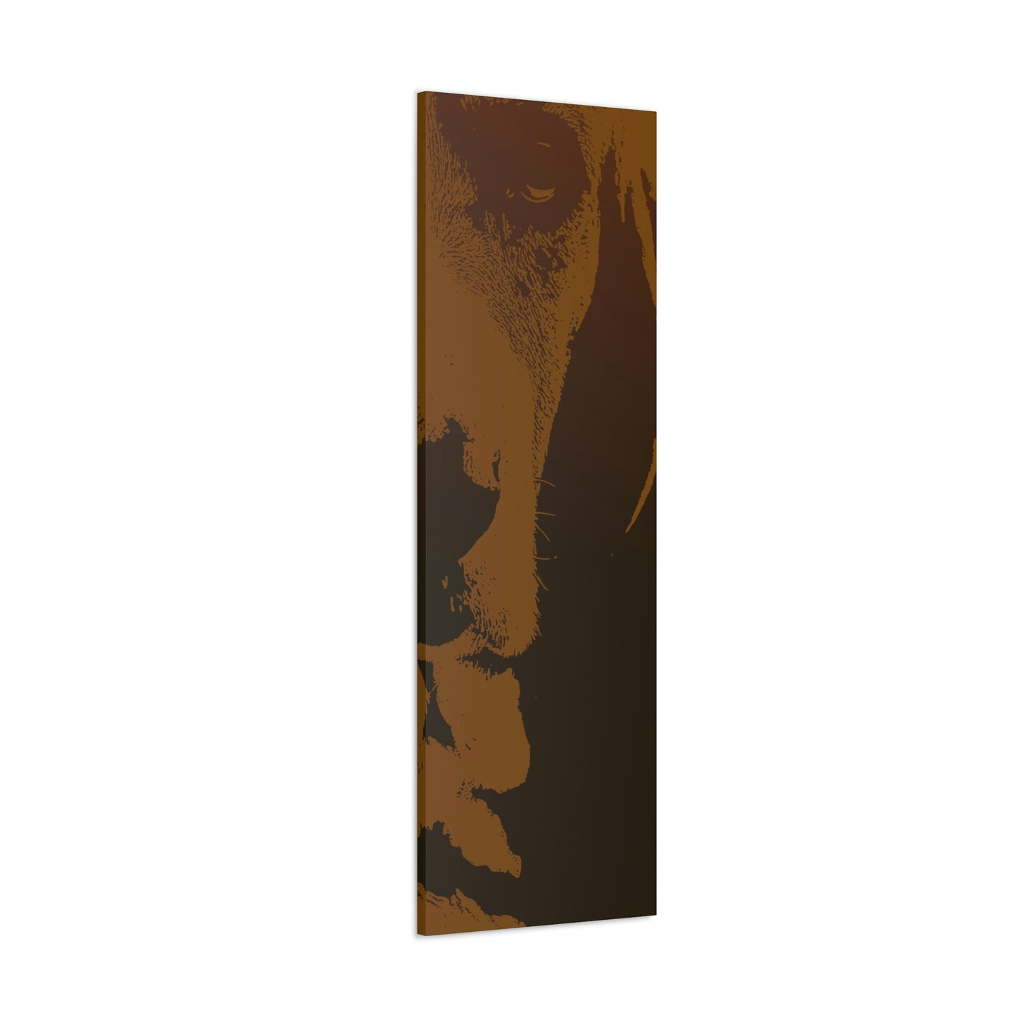Basset Half 20"w x 60"h Panel #1 Reversed - Canvas Gallery Wraps