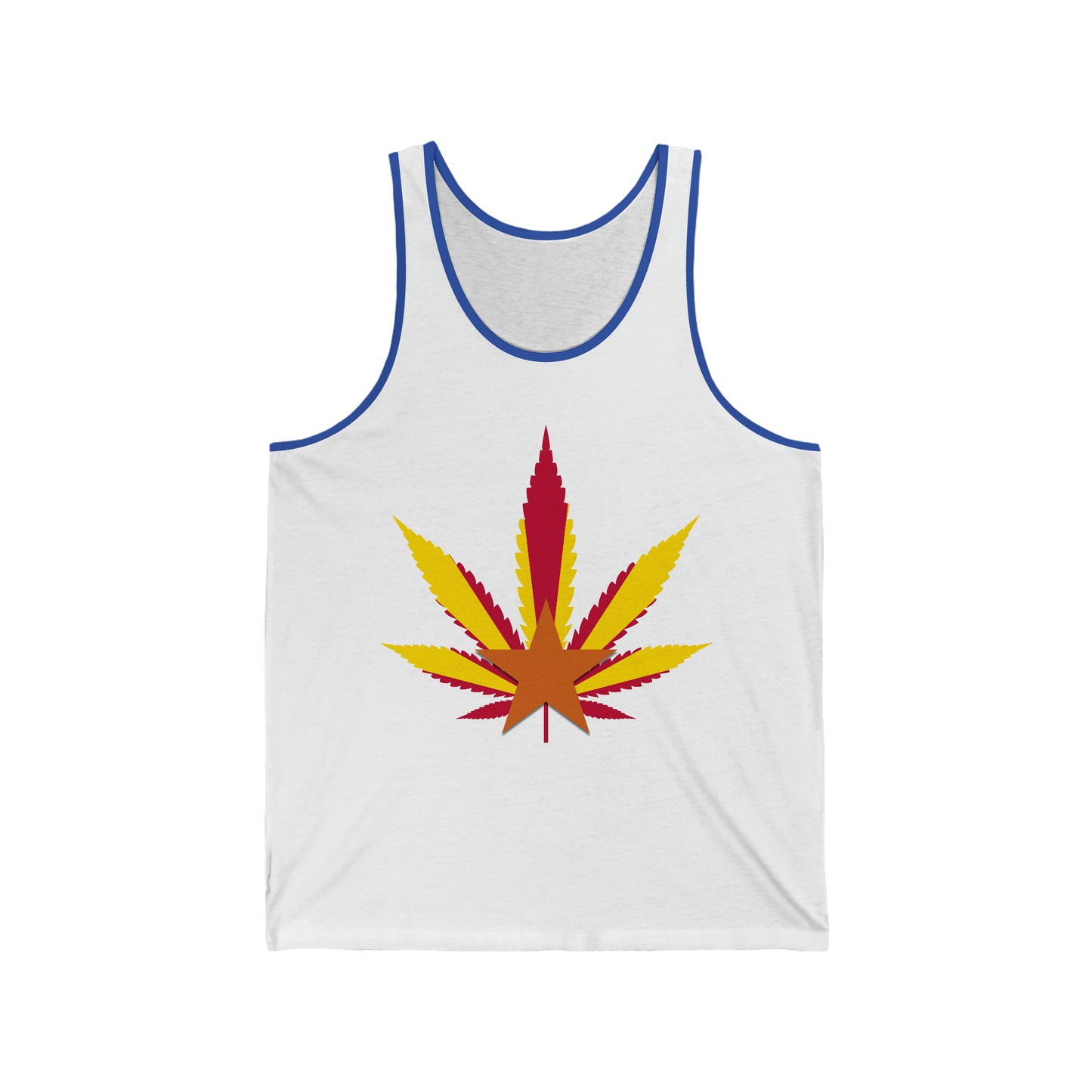 Arizona Cannabis Flag Leaf - Unisex Jersey Tank