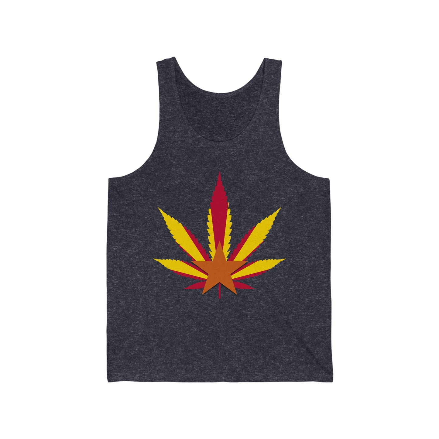 Arizona Cannabis Flag Leaf - Unisex Jersey Tank