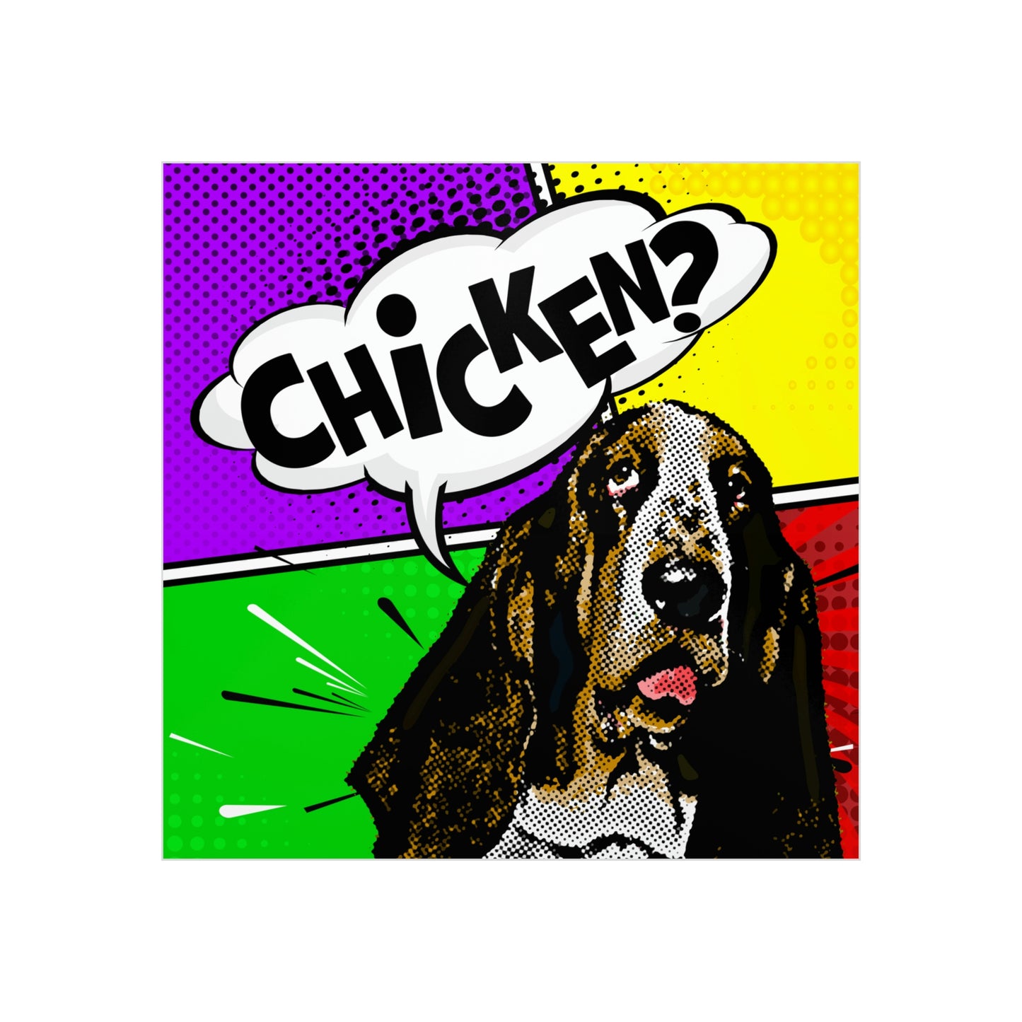Chicken? Pop Art - Foam Board