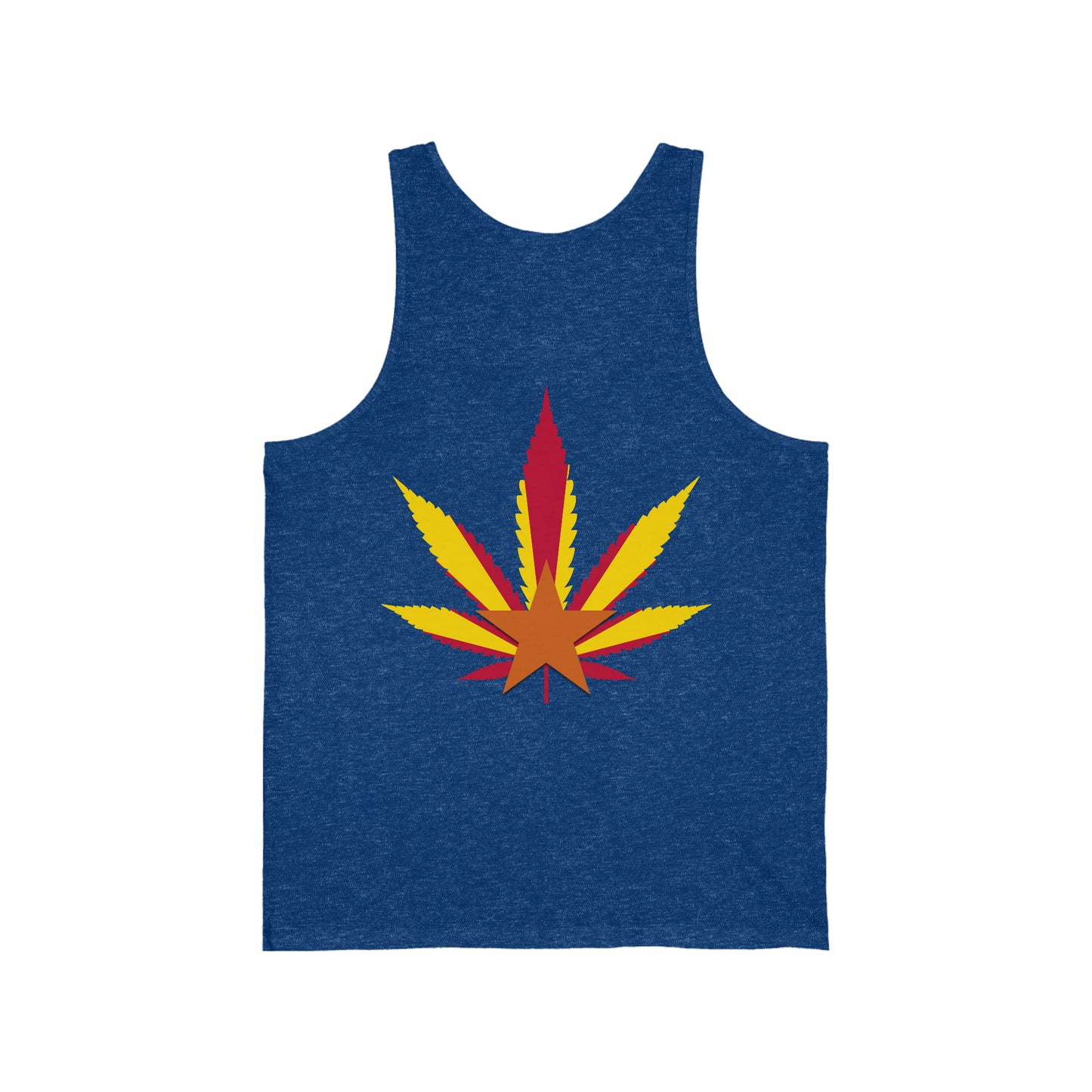 Arizona Cannabis Flag Leaf - Unisex Jersey Tank