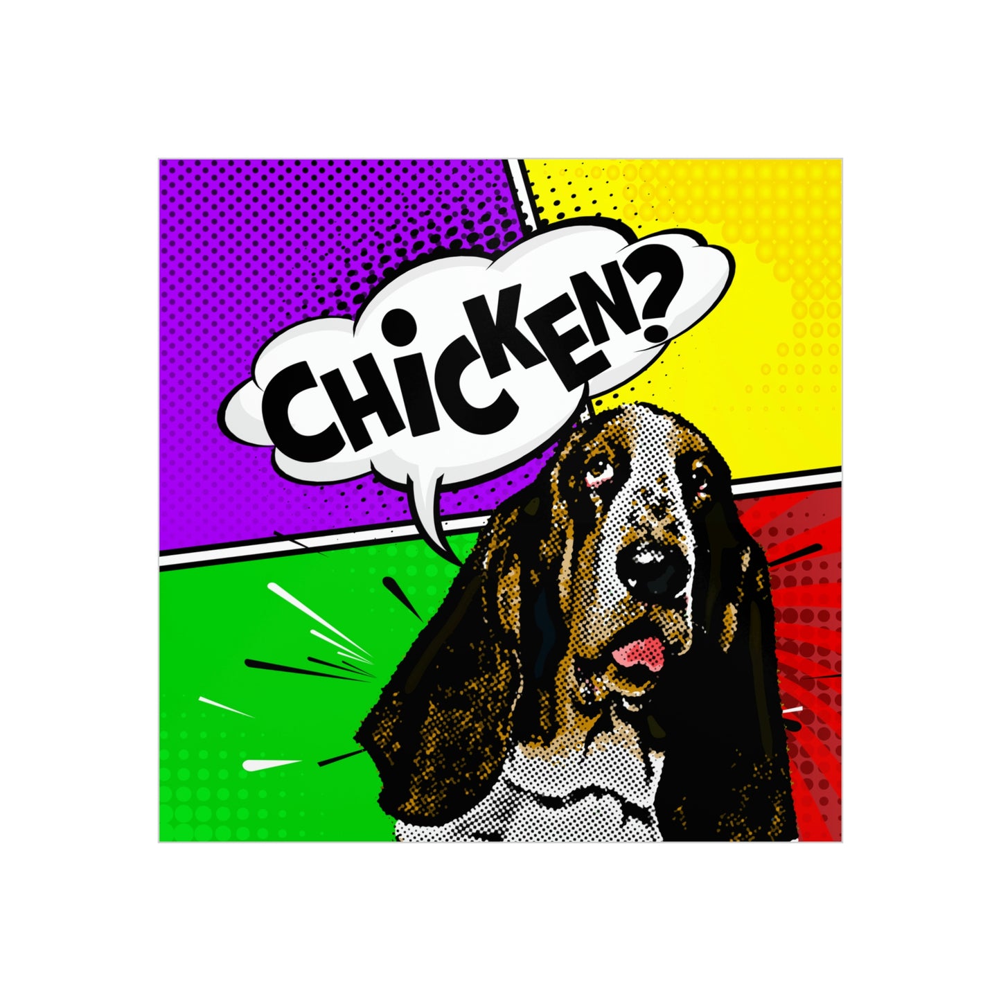 Chicken? Pop Art - Foam Board