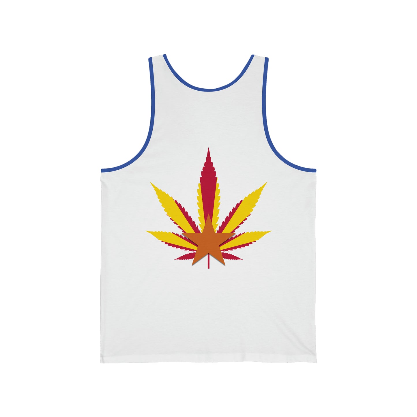 Arizona Cannabis Flag Leaf - Unisex Jersey Tank