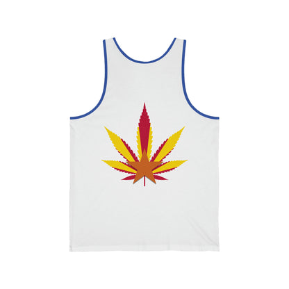 Arizona Cannabis Flag Leaf - Unisex Jersey Tank