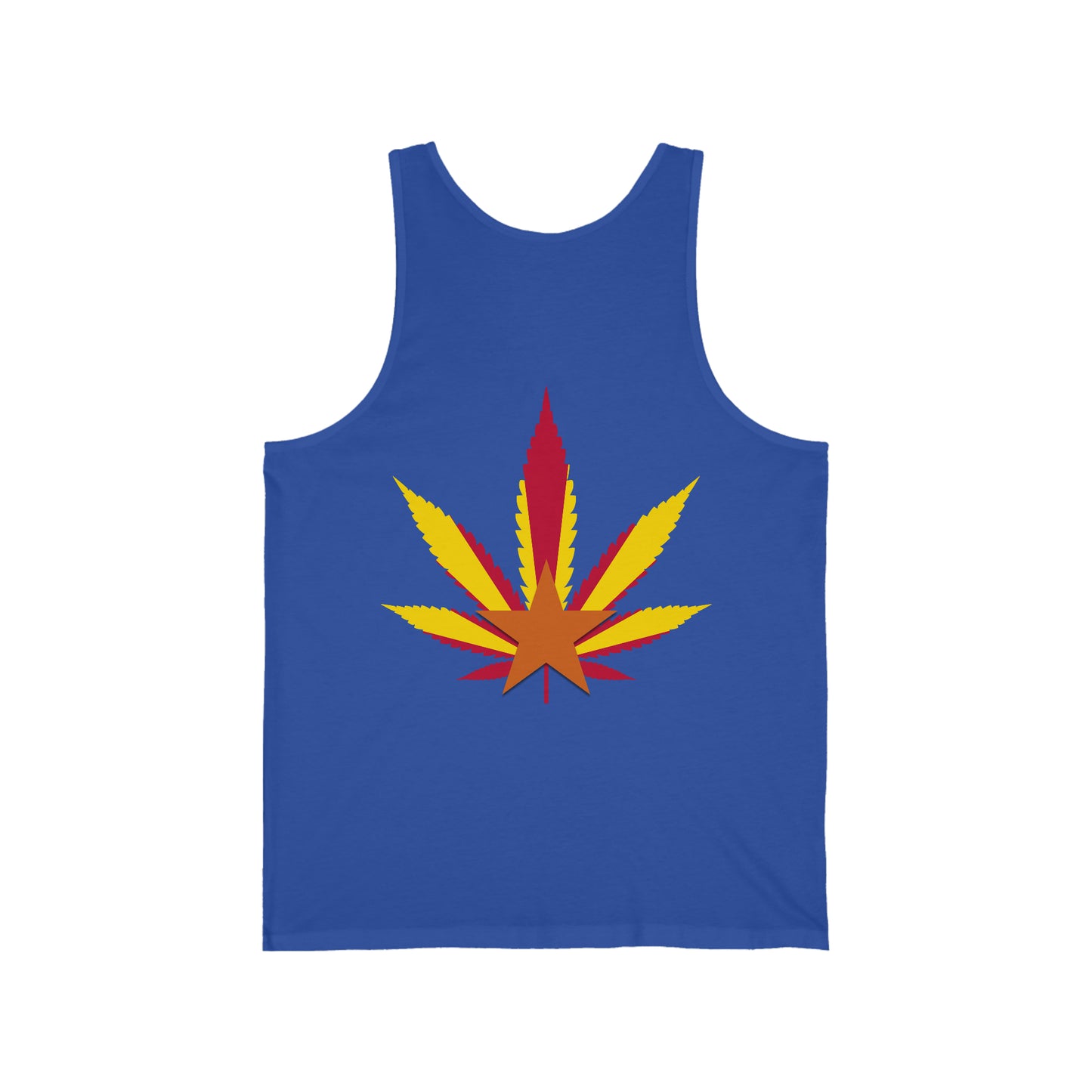 Arizona Cannabis Flag Leaf - Unisex Jersey Tank