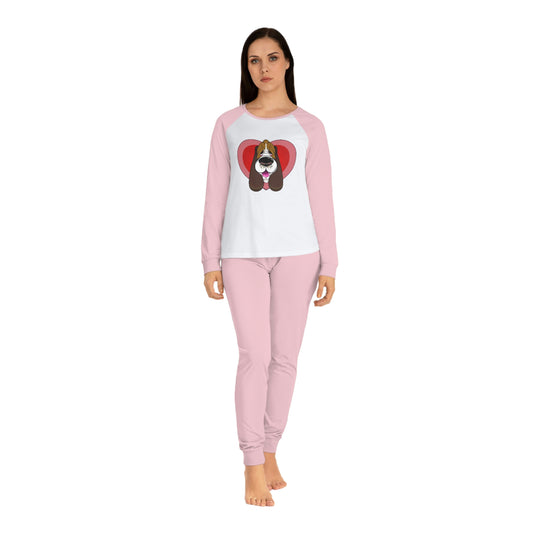 Hound on a Heart - Women's Pajama Set