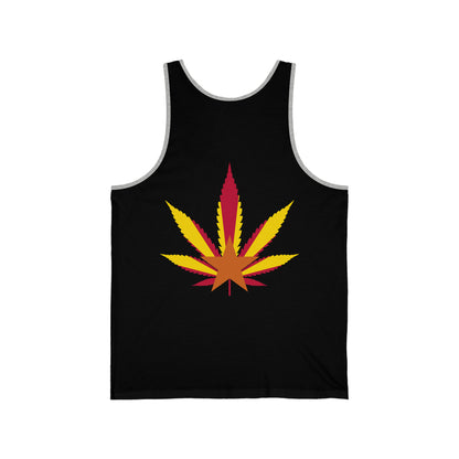 Arizona Cannabis Flag Leaf - Unisex Jersey Tank