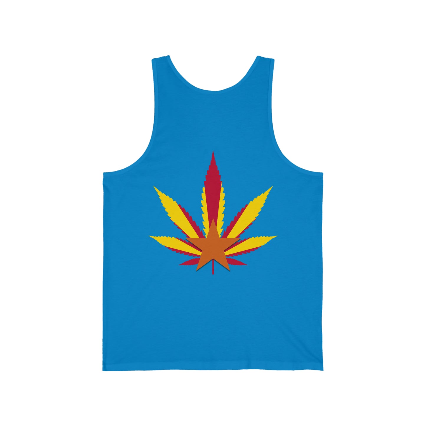 Arizona Cannabis Flag Leaf - Unisex Jersey Tank